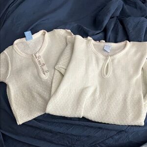 🙊Vintage knit onesie and gown